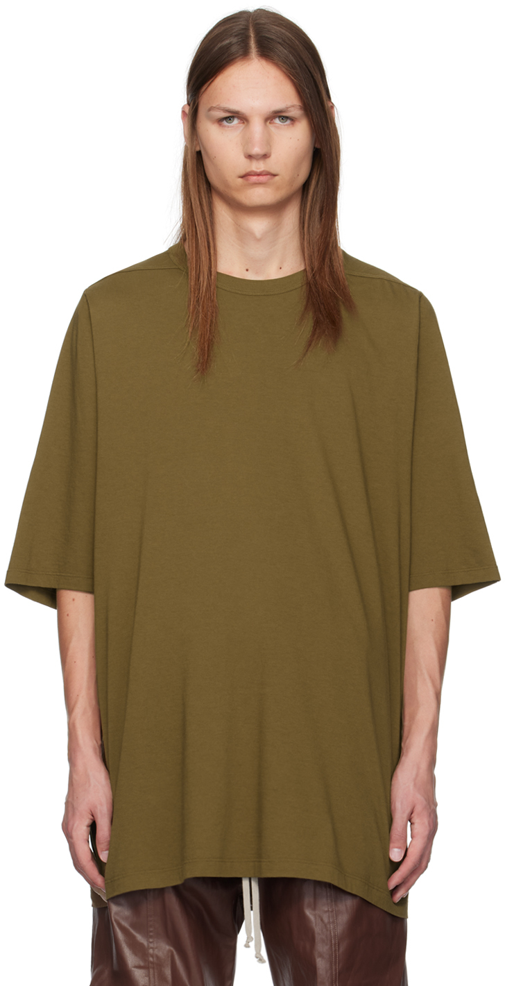 Rick Owens Cotton Jersey T-shirt In 35 Bean