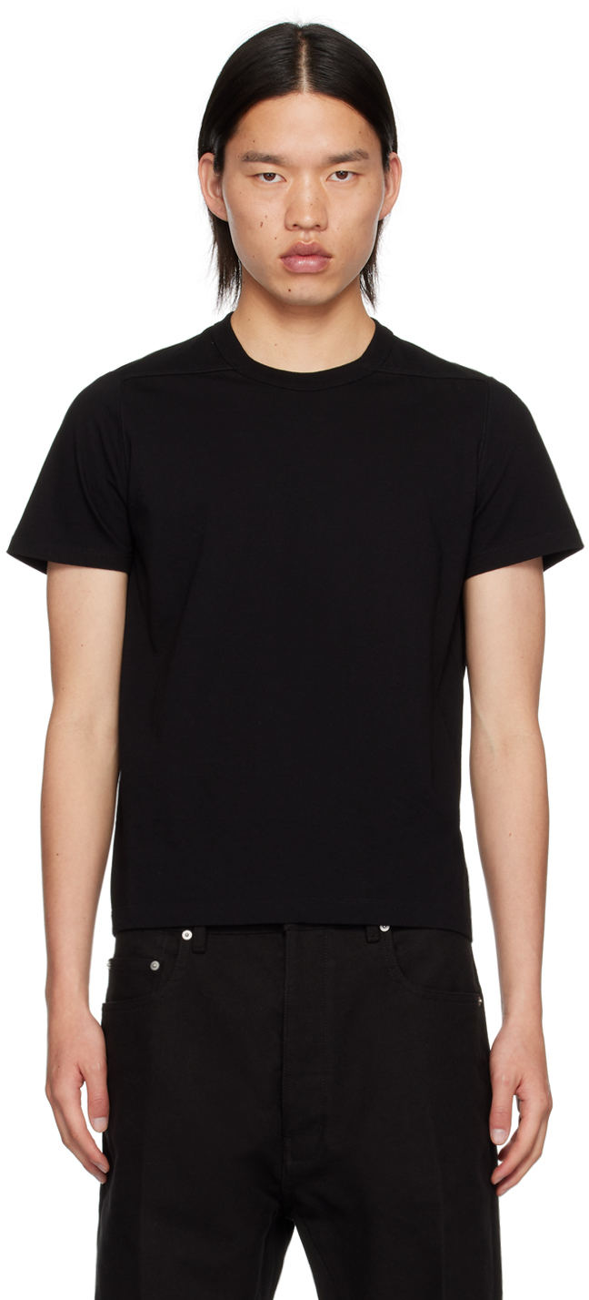 Rick Owens Black Porterville Level T-shirt In 09 Black