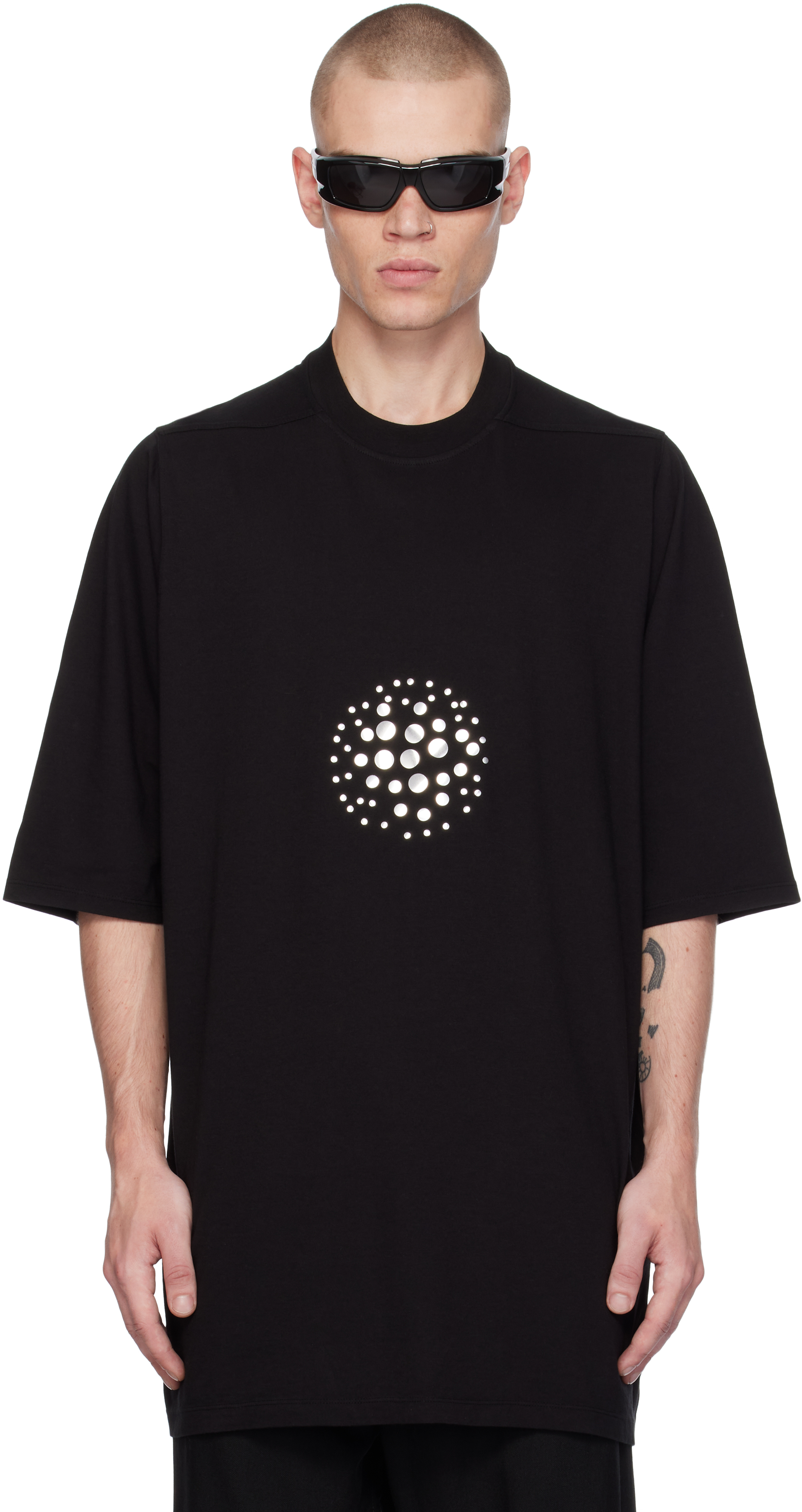 Tシャツ・カットソー Rick Owens Jumboss T-Shirt Black Porterville Jumbo SS T-shirt by Rick Owens on Sale