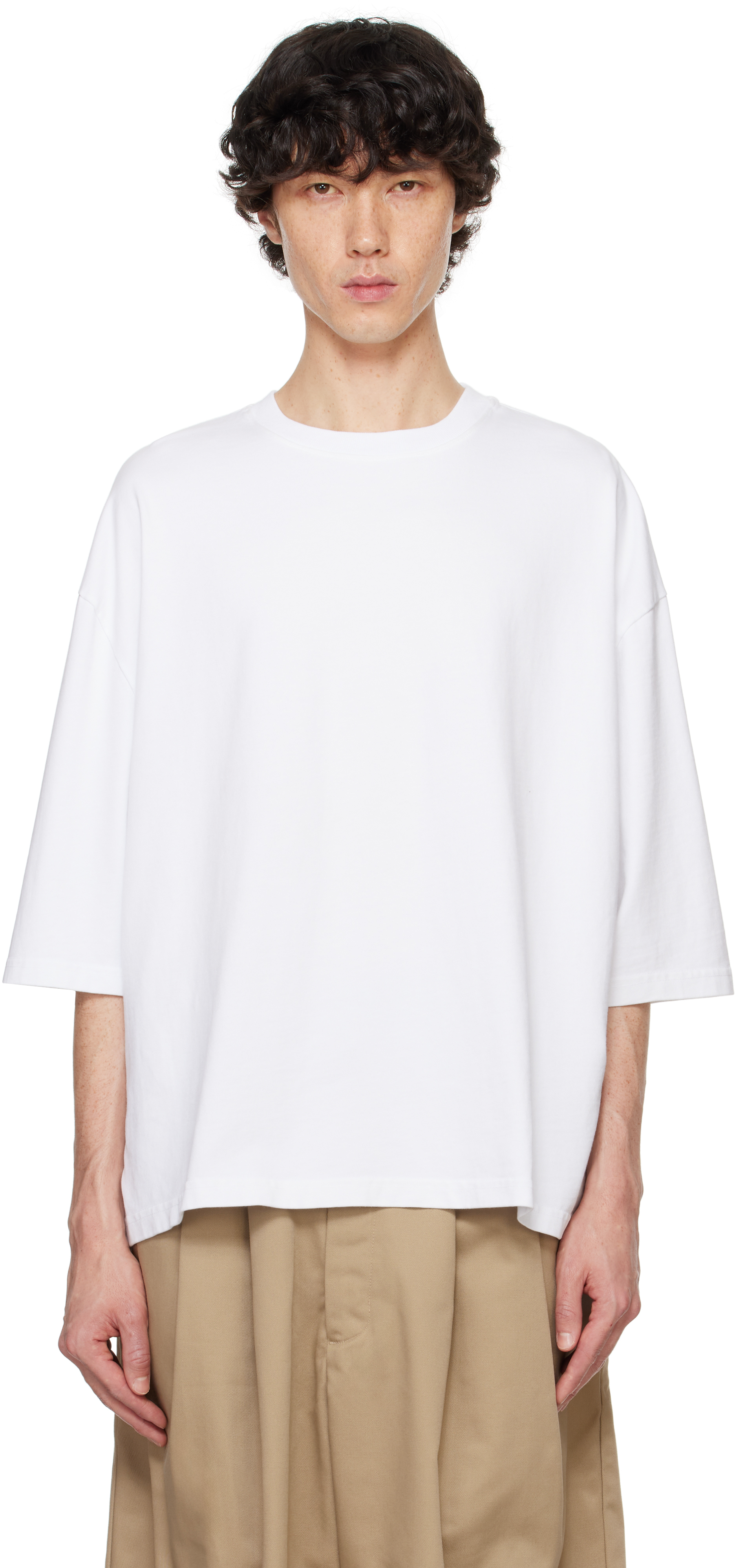 Shop Willy Chavarria White Standard Buffalo T-shirt