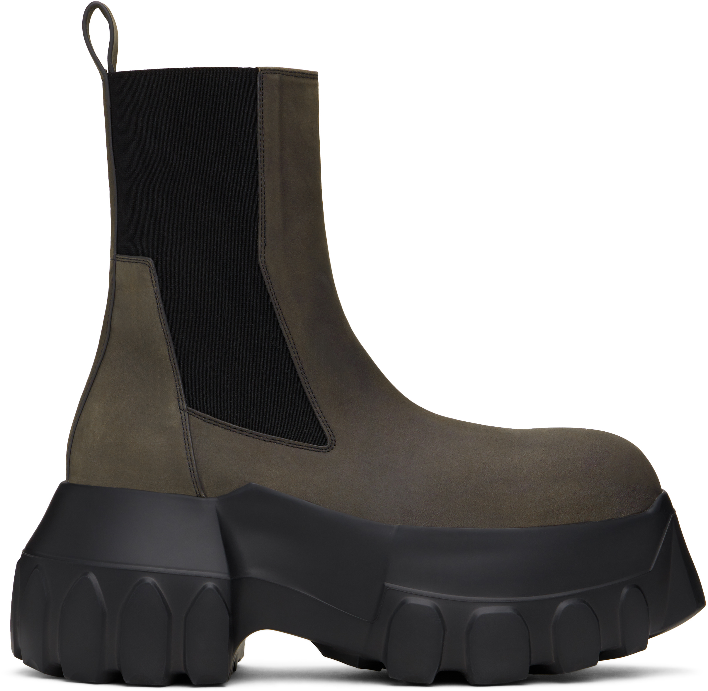 Black Porterville Beatle Mega Tractor Chelsea Boots