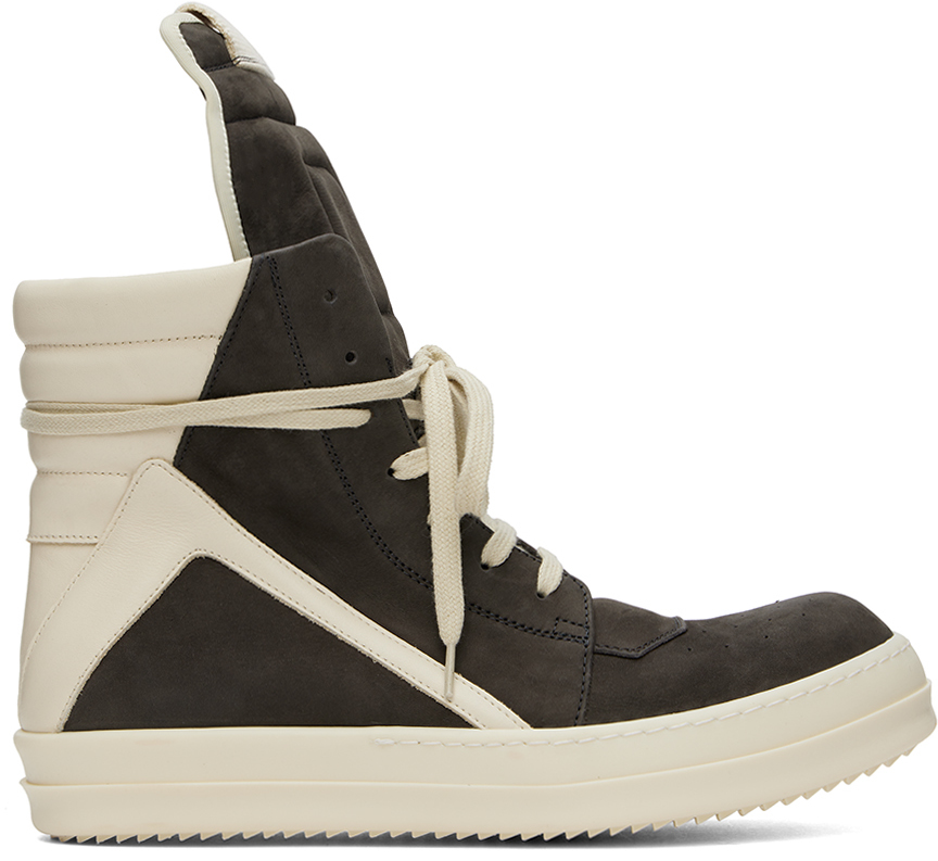 Gray & Off-White Porterville Geobasket Sneakers