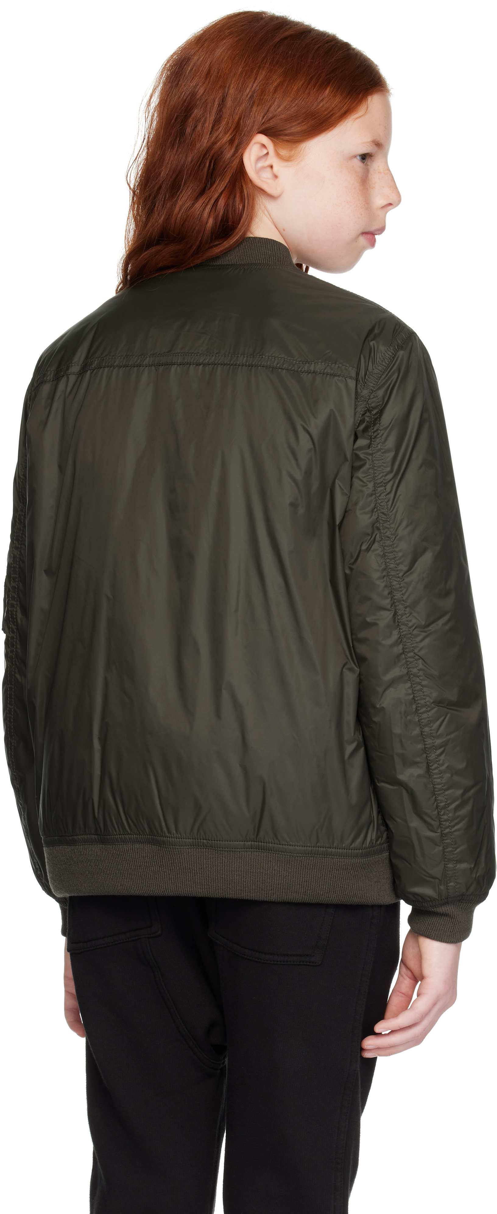 Rick Owens Khaki Porterville Flight Bomber Jacket In 75 Forest