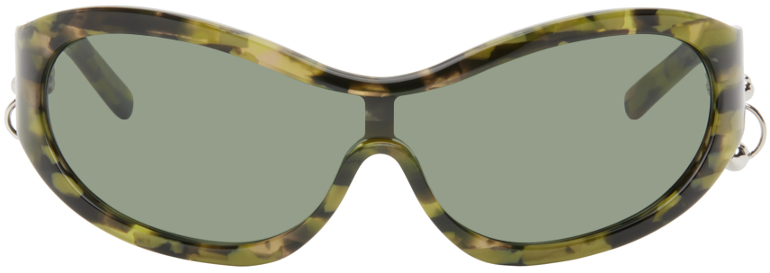 Justine Clenquet ジェニーカモフサングラス Justine Clenquet - Jenny black sunglasses