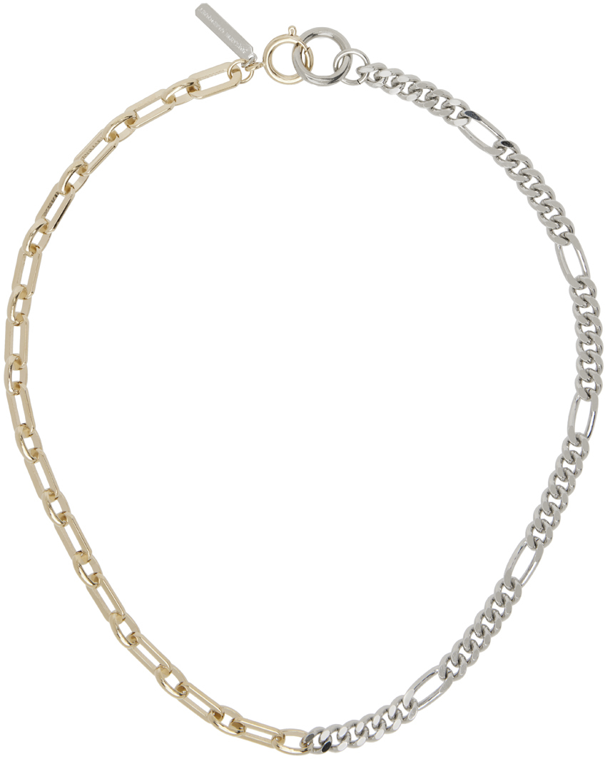 Silver & Gold Vesper Necklace