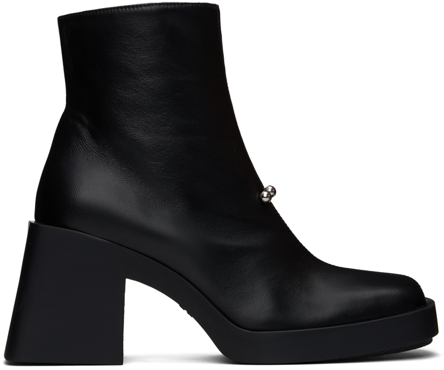 【関税込み】Justine Clenquet ブラック Eddie ブーツ Justine Clenquet Black Lucy Stretch Ankle Boots Justine Clenquet