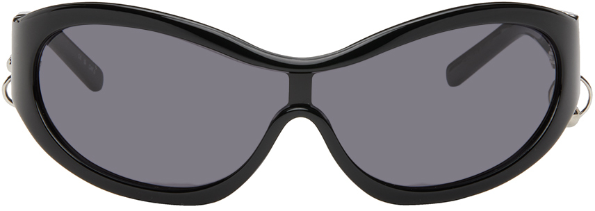 Justine Clenquet Ssense Exclusive Black Jenny Sunglasses