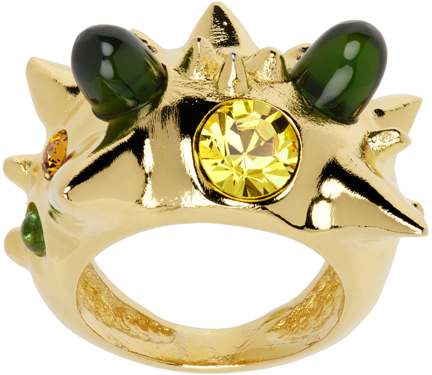 Collina Strada Gold Alien Ring