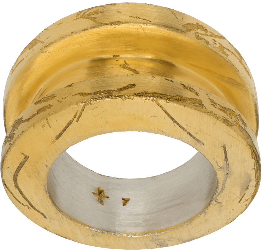 Gold Narrow Chasm v2 Ring