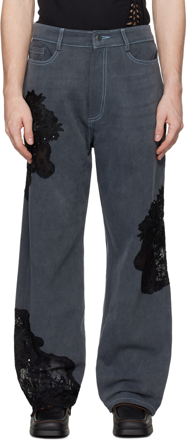 【関税込み】Collina Strada グレー Mikaela ジーンズ CHARCOAL MIKAELA JEAN | COLLINA STRADA – Collina Strada