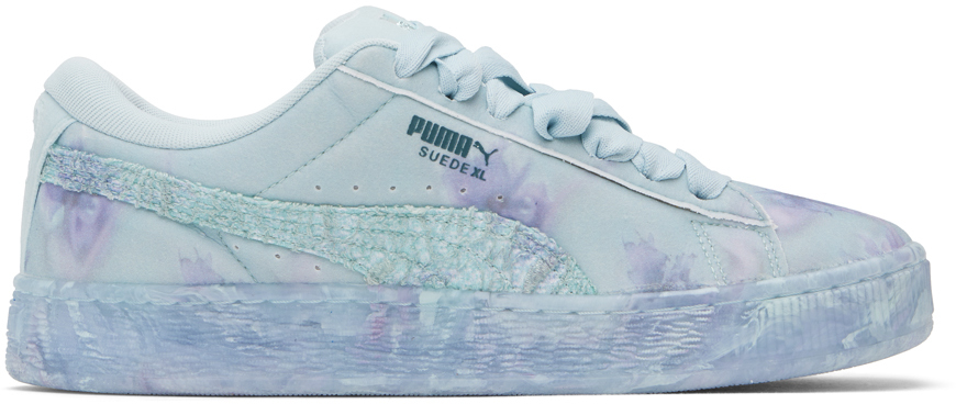 Blue Puma Edition Suede XL Tie Dye Sneakers