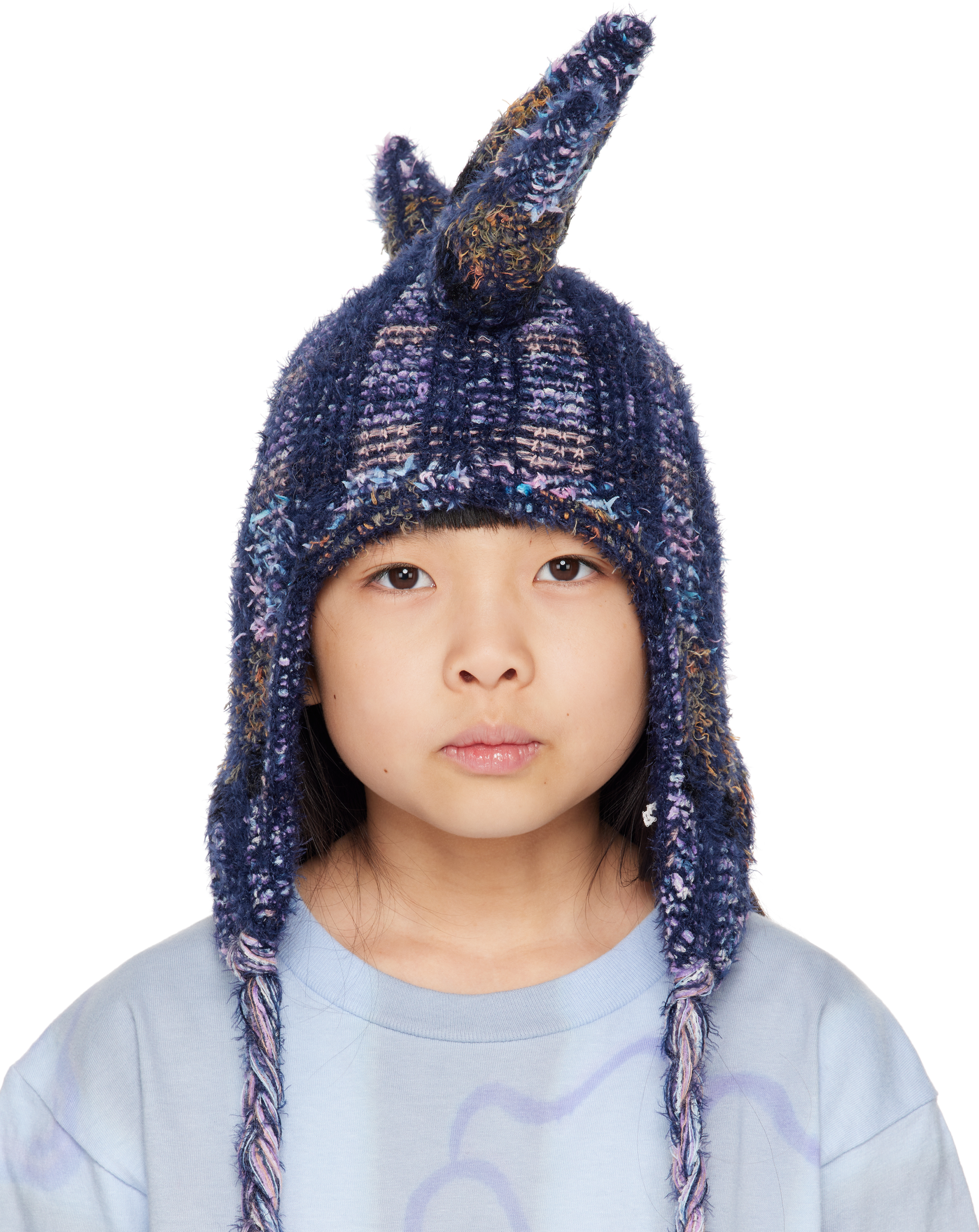 COLLINA STRADA × Vitelli Spiky ビーニー Purple○関送無料○ Collina Stradaのキッズ|Vitelliエディション パープル Spiky
