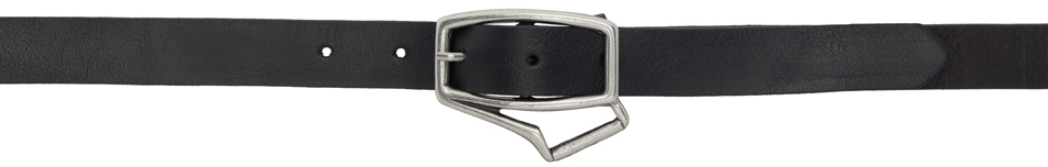 Serapis: Black Leather Belt | SSENSE