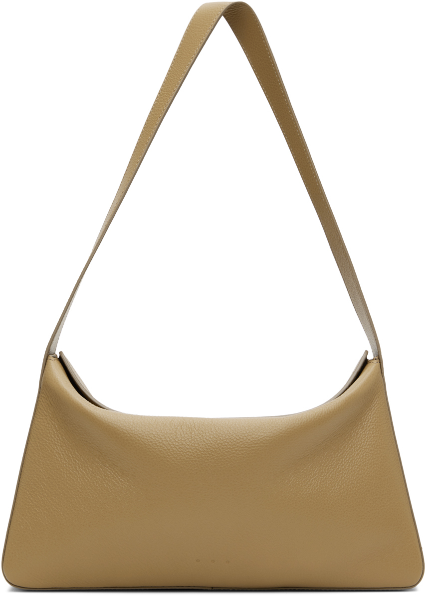 Taupe Soft Baguette Bag by Aesther Ekme on Sale