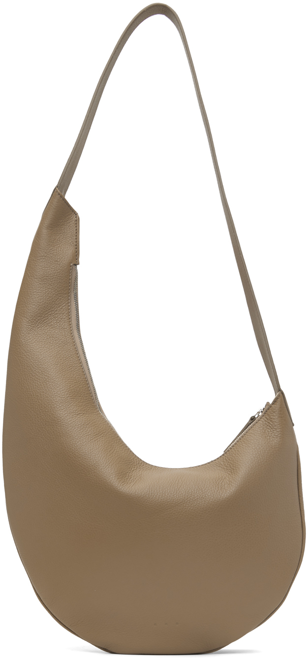 Shop Aesther Ekme Brown Lune Bag In 220 Grain Terra