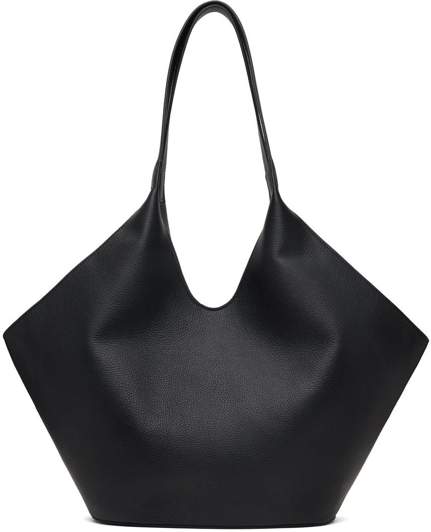 Shop Aesther Ekme Black Phantom Tote In 195 Grain Black