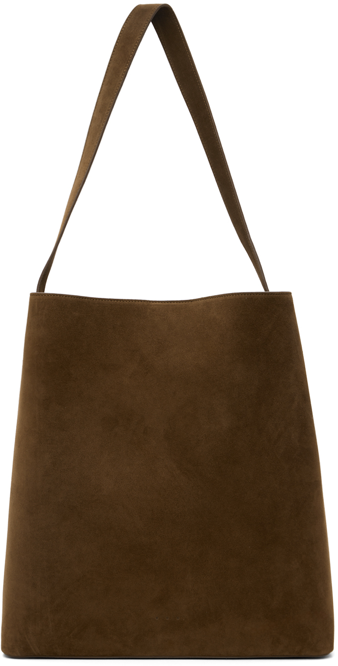 Shop Aesther Ekme Brown Sac Tote In 171 Suede Chocolate