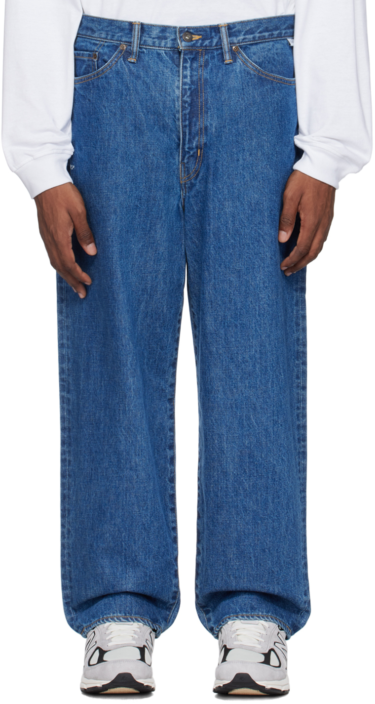 Blue Blues Straight Jeans