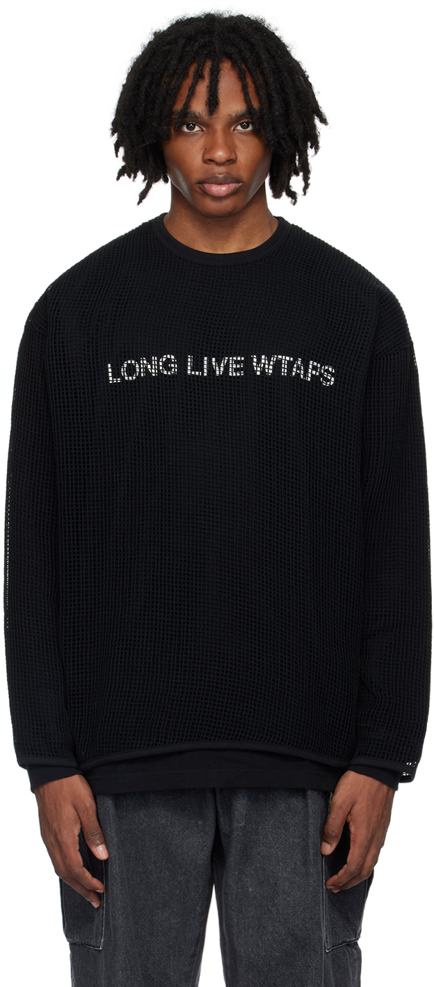【関税込み】WTAPS ブラック Ghill スウェットシャツ WTAPSのブラック Ghill スウェットシャツがセール中