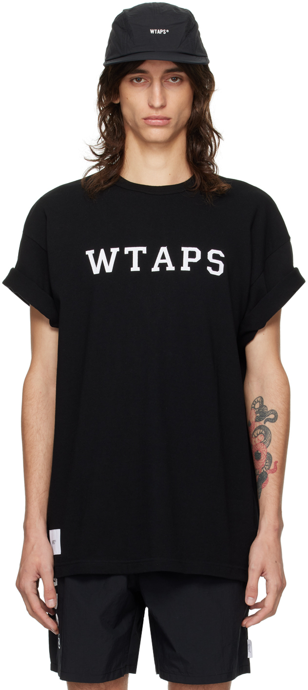 WTAPS BLACK ACADEMY T-SHIRT 