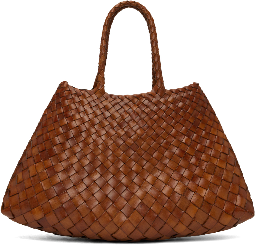 Shop Dragon Diffusion Tan Santa Croce Small Tote