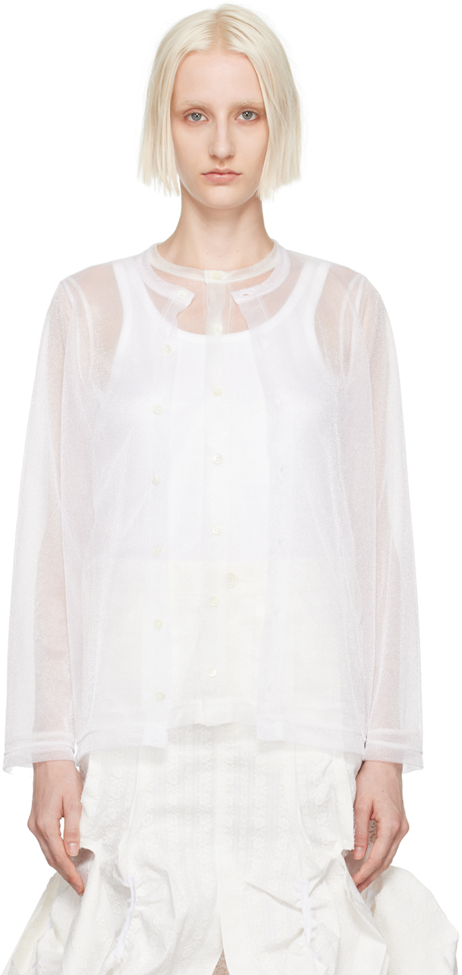 White Layered Blouse