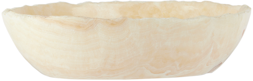 Soho Home Off-white Liston Onyx Bowl In Onyx