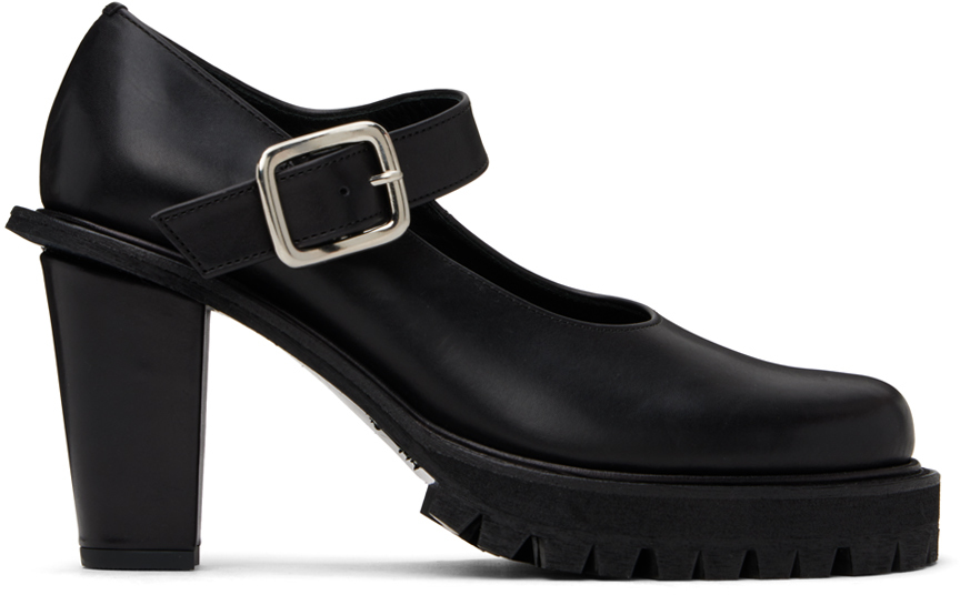 Shop Comme Des Garçons Black Mary Jane Kids Love Gaite Edition Heels In 1 Black