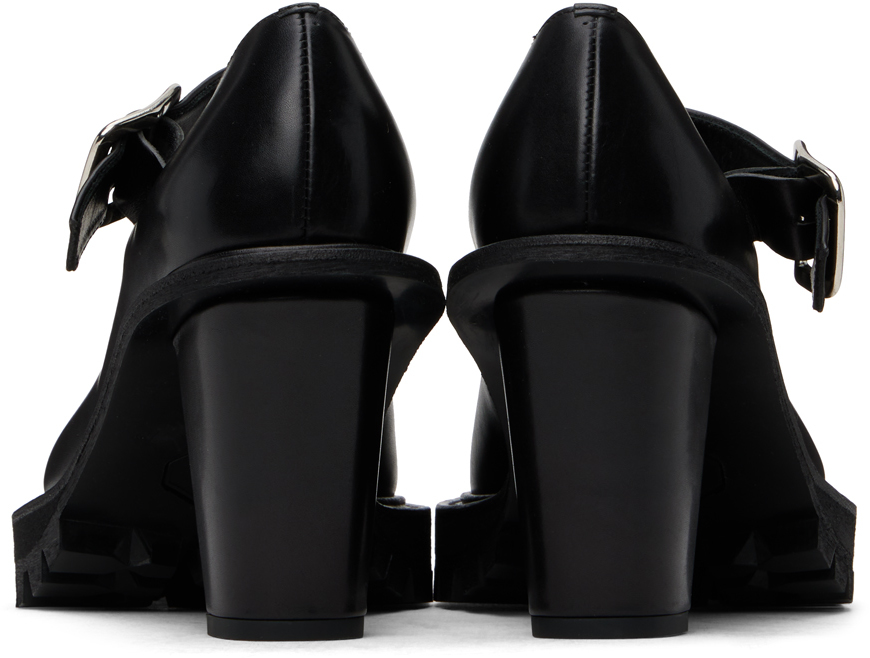COMME DES GARÇONS BLACK MARY JANE KIDS LOVE GAITE EDITION HEELS 