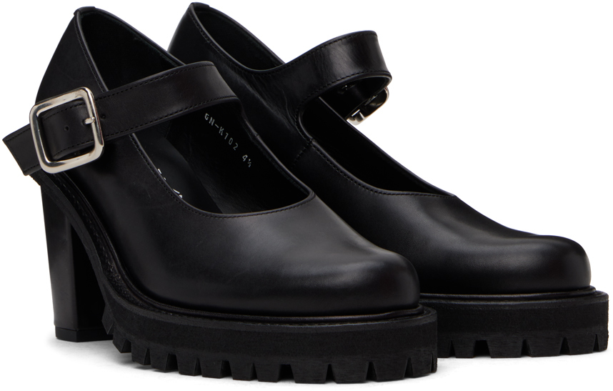 COMME DES GARÇONS BLACK MARY JANE KIDS LOVE GAITE EDITION HEELS 