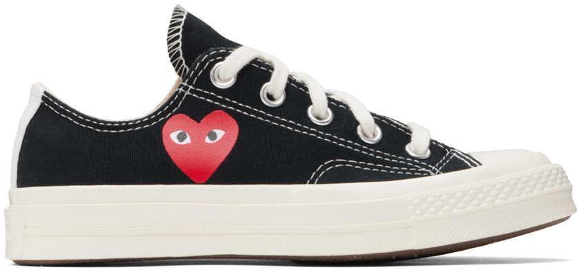 COMME des GARÇONS PLAY Black Converse Edition Chuck 70 CDG OX Sneakers