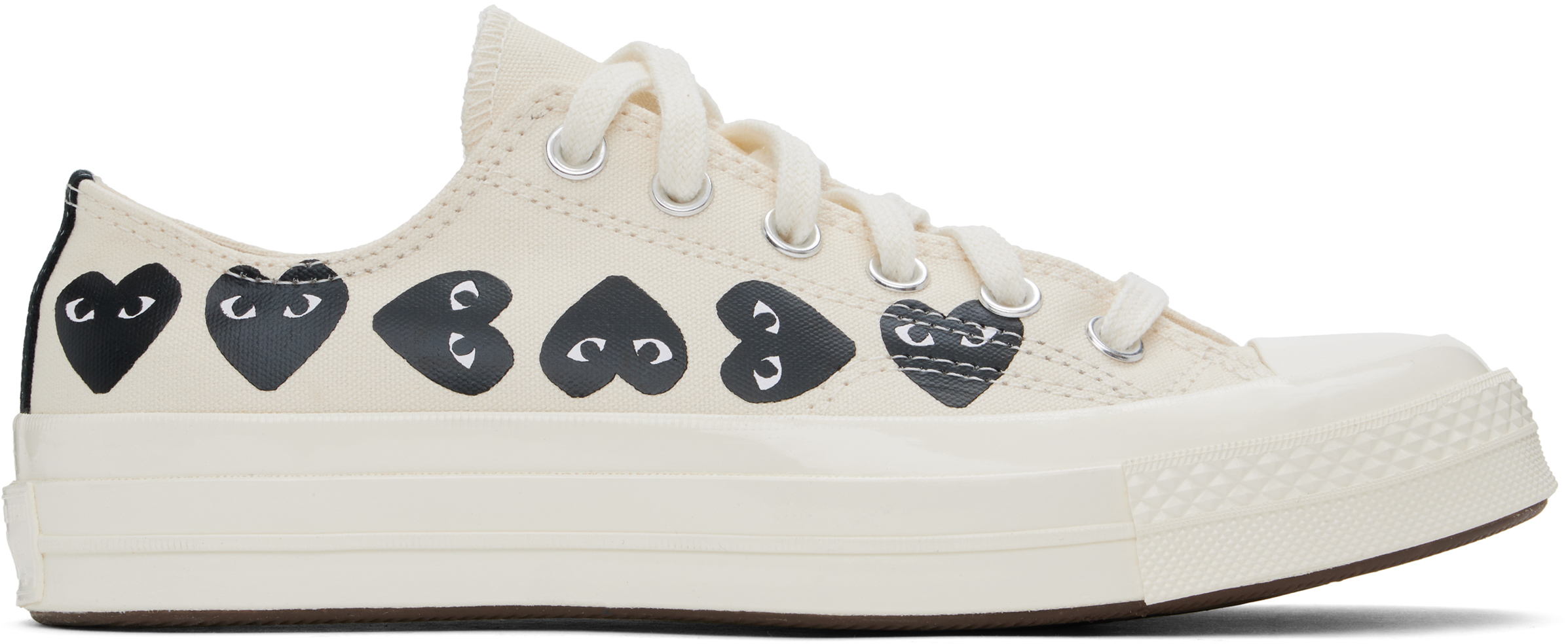 Cdg converse low white on sale