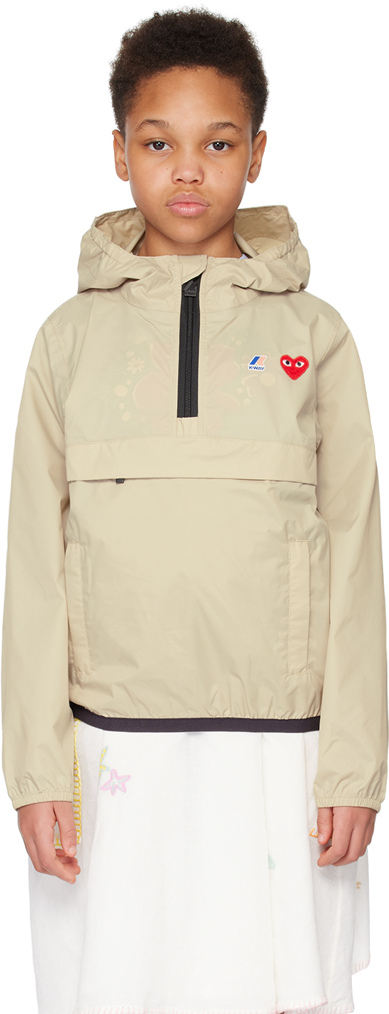 K Way Comme Des GarÃ§ons Enfant Enfant Blouson Beige édition K-Way