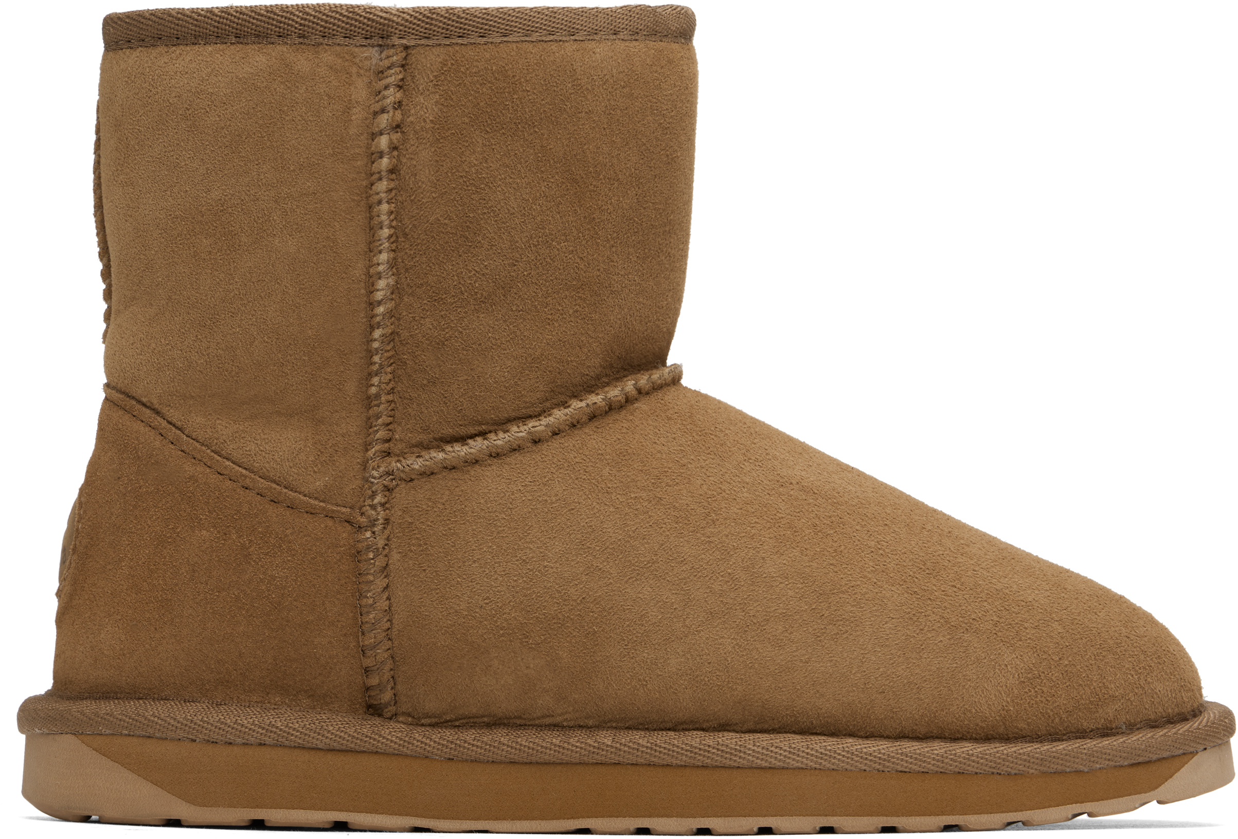 Shop Emu Beige Stinger Mini Boots In Camel