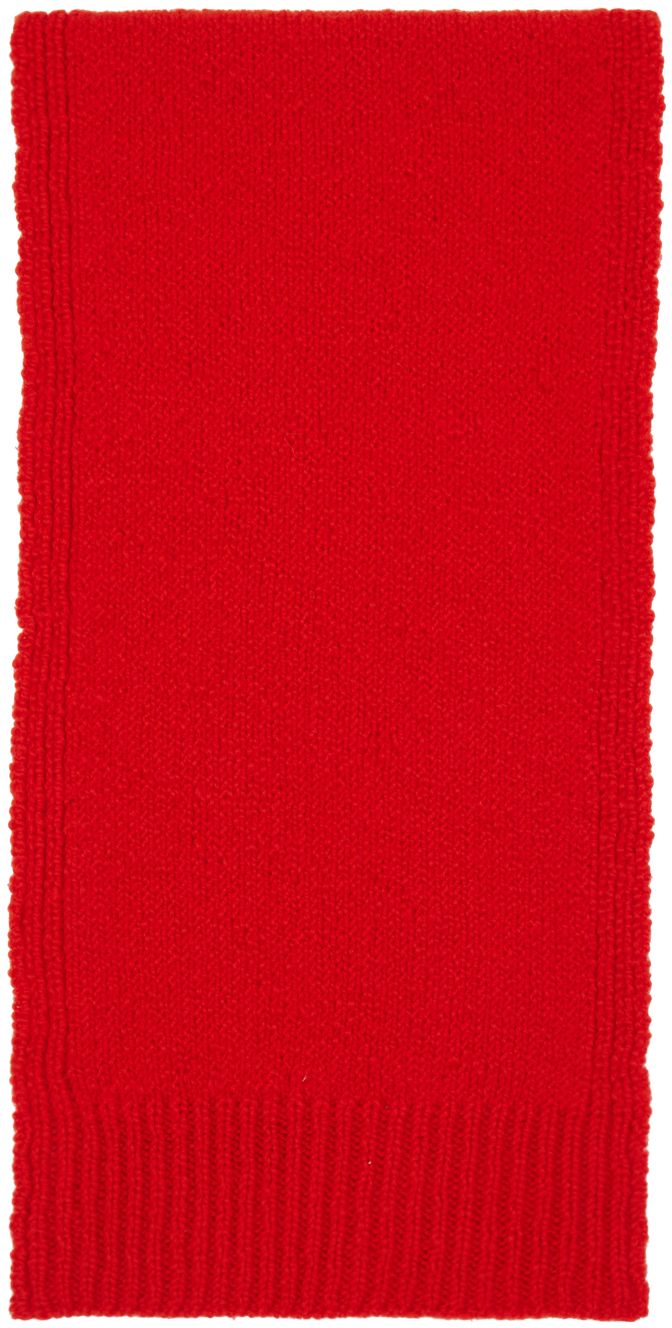 【JIL SANDER】Logo Patch Scarf/追跡+関税+全国送料込み Jil Sander scarves for Women | SSENSE