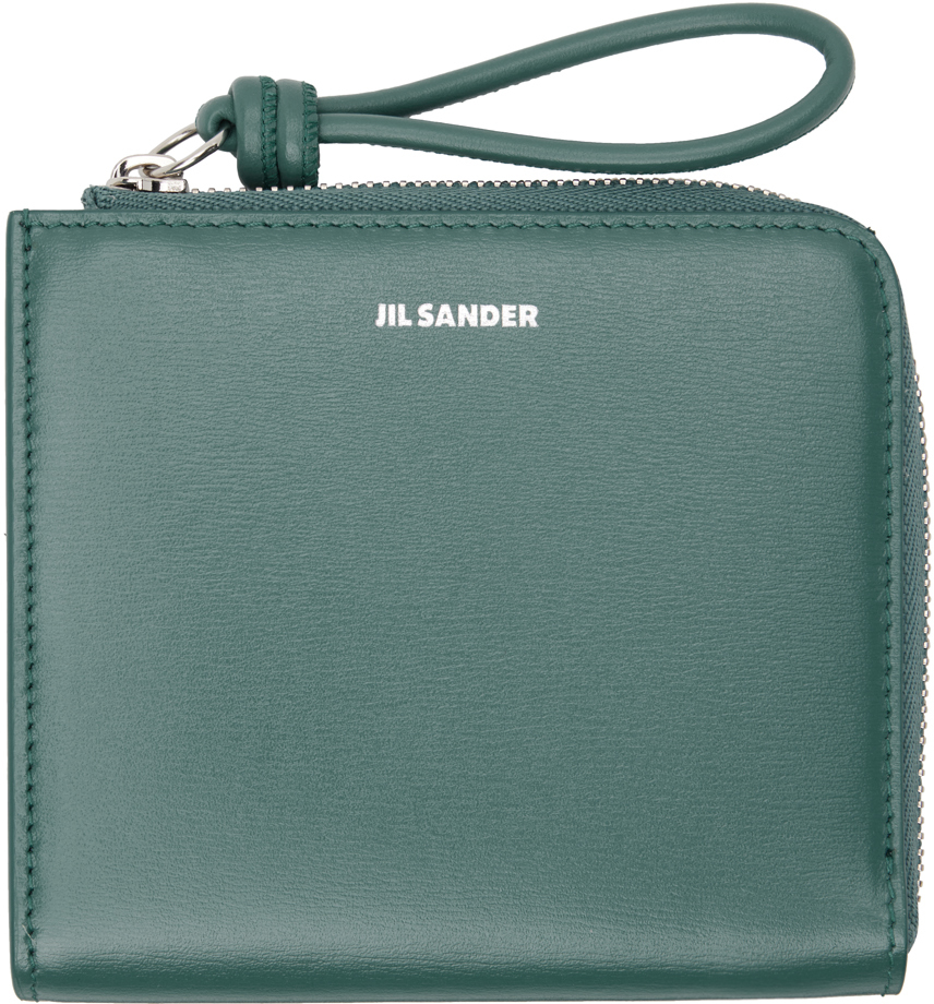 Shop Jil Sander グリーン Giro 財布 In 431 Laguna