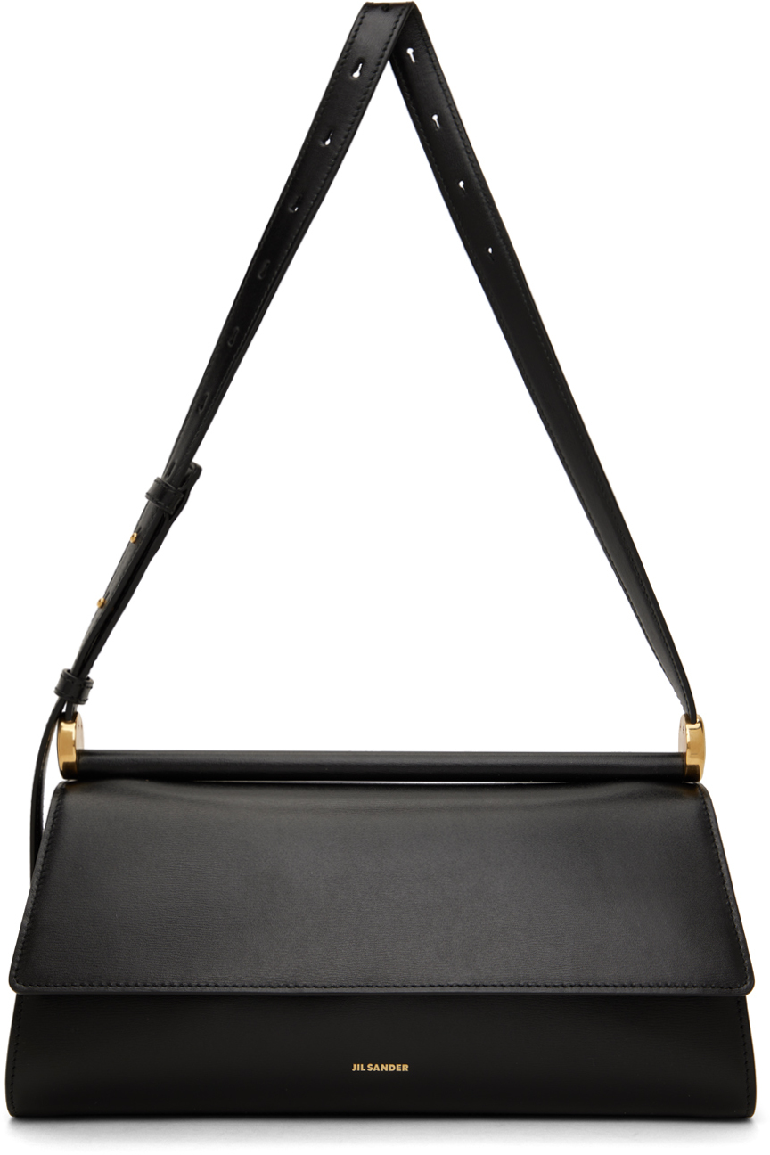 Shop Jil Sander Black Ghost Bag In 001 Black