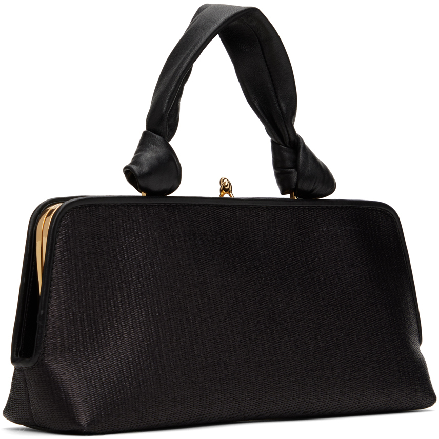 Jil Sander Black Goji Small Bag In 001 Black