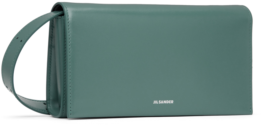 Jil Sander Green All-day Bag In 431 Laguna