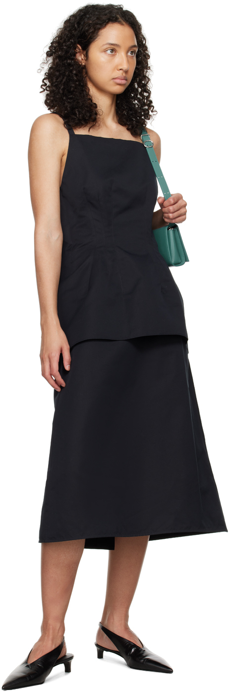 Jil Sander Green All-day Bag In 431 Laguna