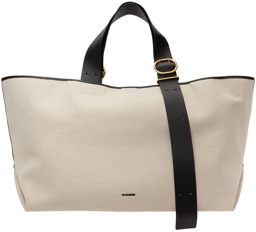 Beige Folded Tote