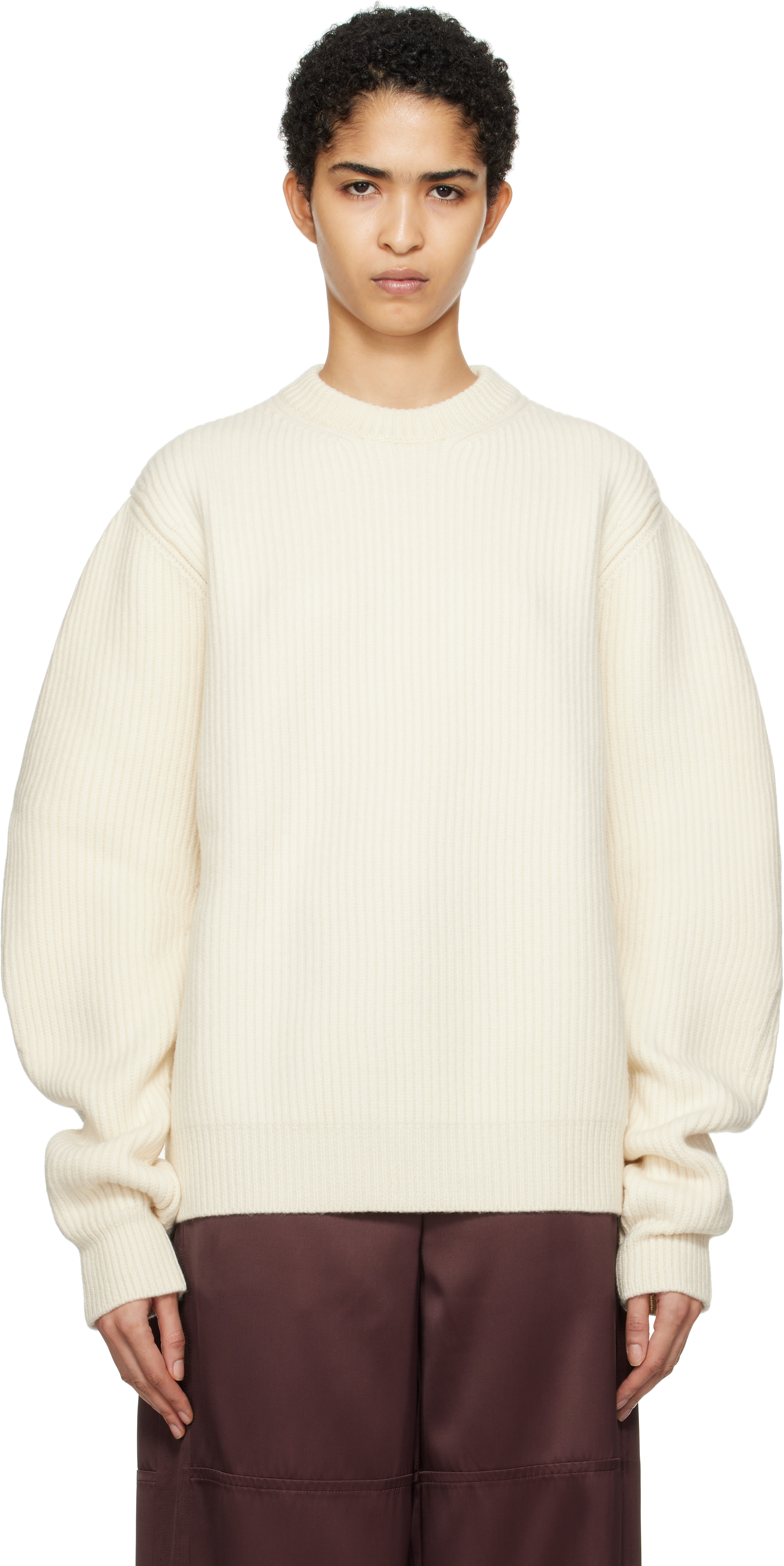 Off-White Wool Sweater