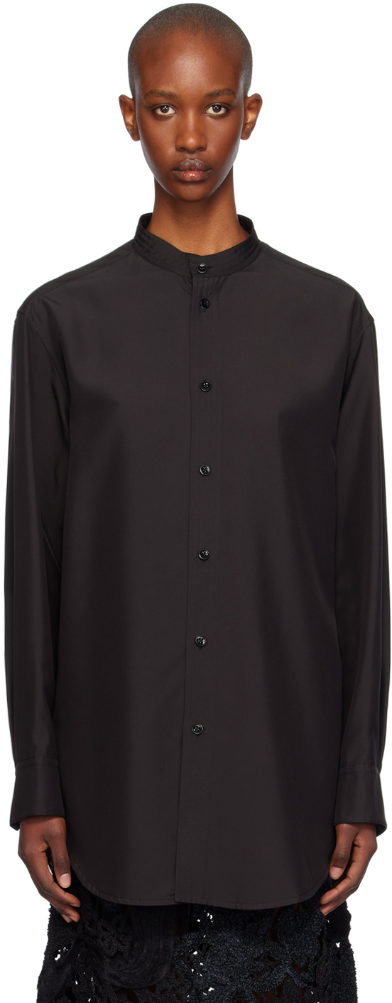 Shop Jil Sander Black Sunday Shirt In 001 Black