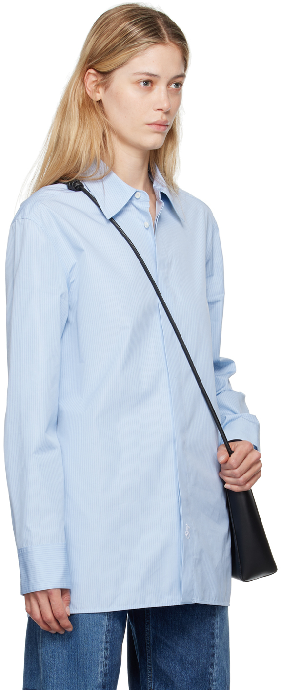 Jil Sander Blue Monday Shirt In 494 Sunny Sky
