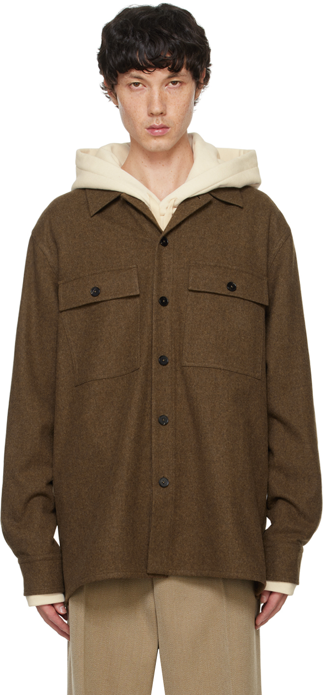 Khaki Virgin Wool Jacket