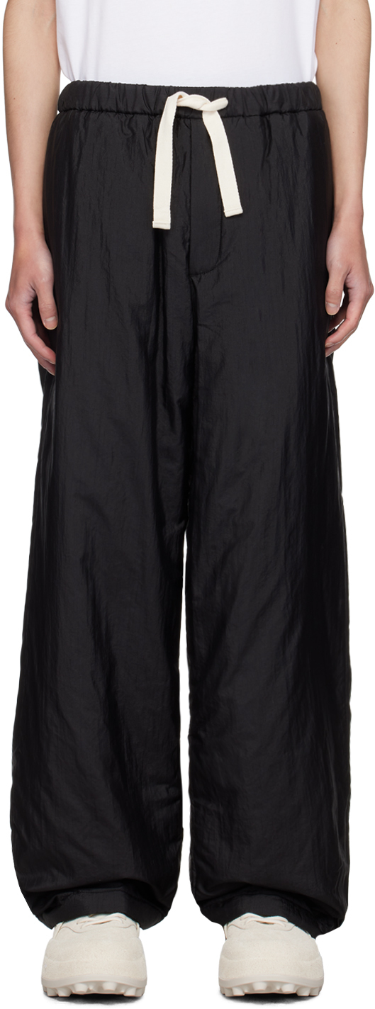 Black Padded Trousers