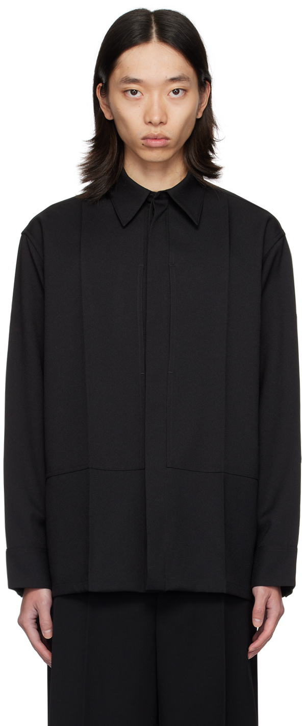 Shop Jil Sander Black Pocket Shirt In 001 Black