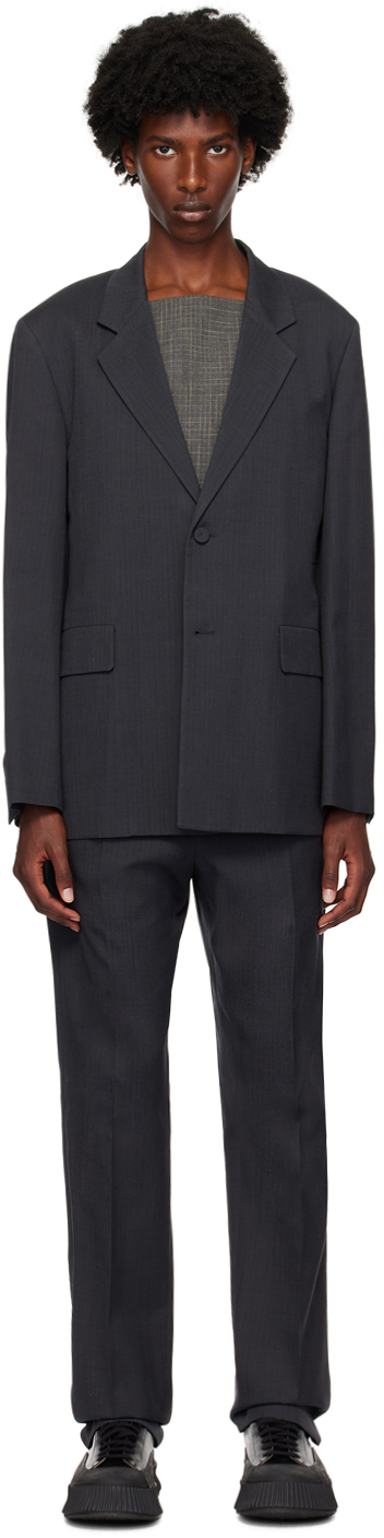 Gray Wool Suit