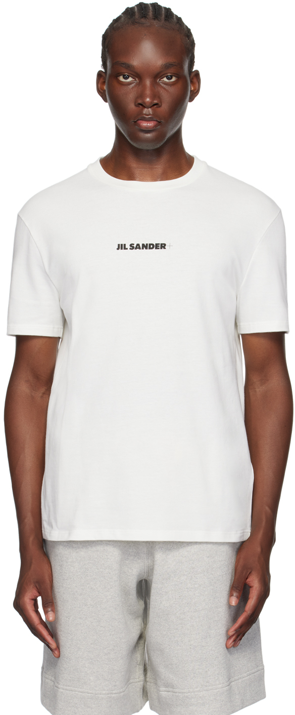 【関税込み】Jil Sander オフホワイト オーバーサイズ Tシャツ Jil Sanderのオフホワイト オーバーサイズ Tシャツがセール中