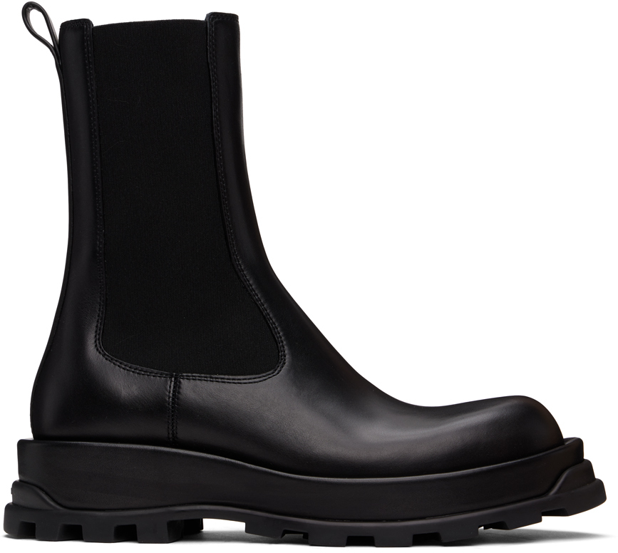 Black Ankle Chelsea Boots